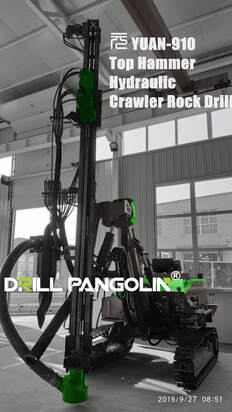 YUAN-910 top hammer hydraulic crawler rock drill