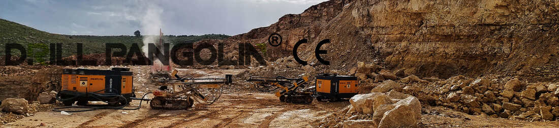 HAN-D50-DTH-PRO (CM351) pneumatic crawler rock drilling rigs in Europe.