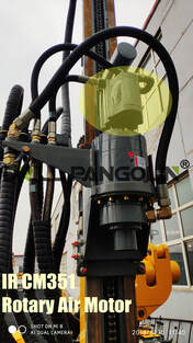 air motor (rotary gear motor) of ingersoll rand cm351 pneumatic crawler rock drilling rigs