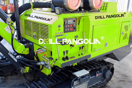 operation_khitan920 dth full hydraulic crawler drilling rig_drillpangolin