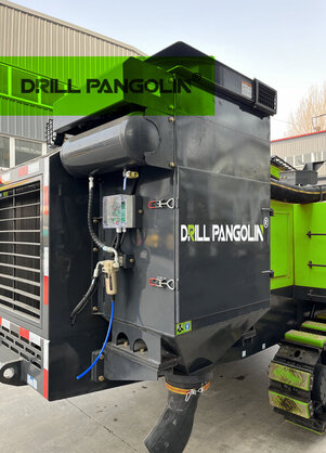 dust collector-khitan960 dth full hydraulic crawler drill rig