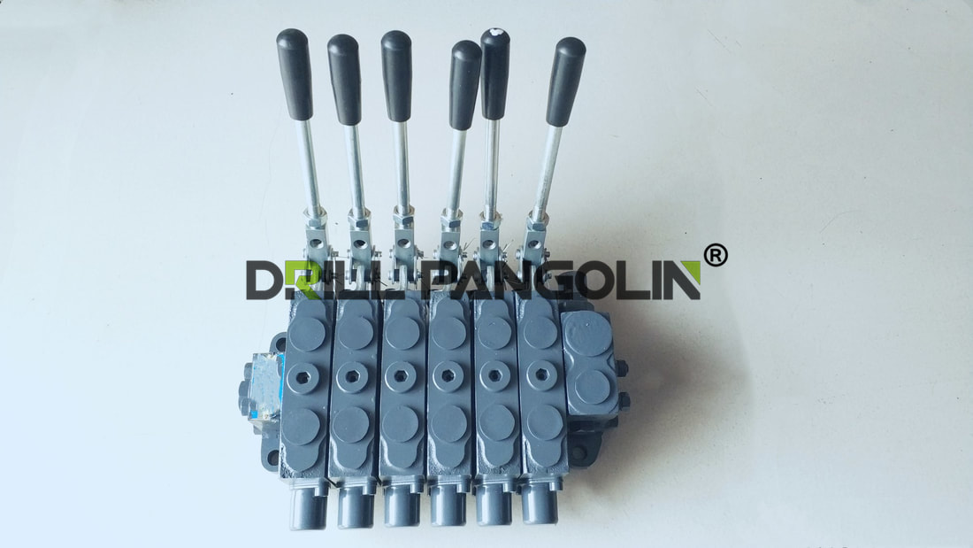 Hydraulic control valve in Ingersoll Rand CM351 DTH pneumatic crawler rock drilling rig 