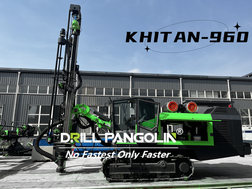 KHITAN-960-DTH full hydraulic crawler rock drilling rig