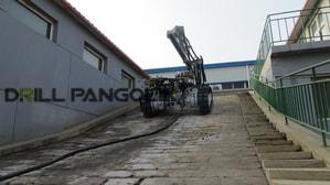 QIN-PCR200-DTH pneumatic crawler drilling rig easy climb with 35 degree