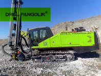 drill in the site-khitan970-dth full hydraulic crawler drilling rig