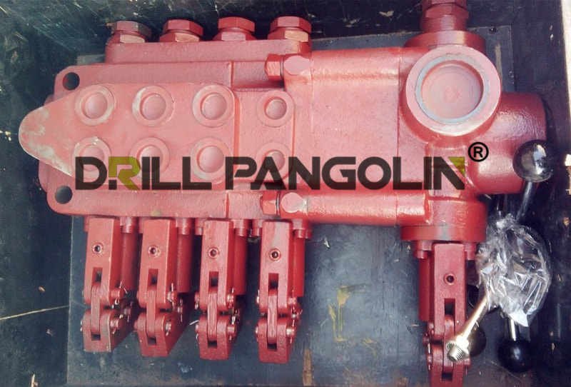 Valve bank in Ingersoll Rand CM351 DTH pneumatic crawler rock drilling rig 